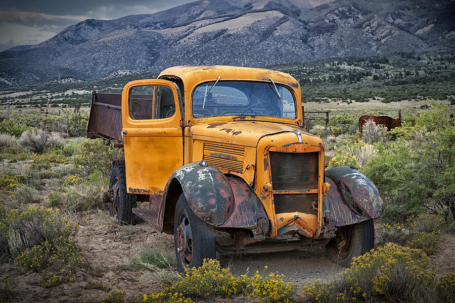 Transportation Photograph - Abandoned in Colorado by Greg Kluempers
