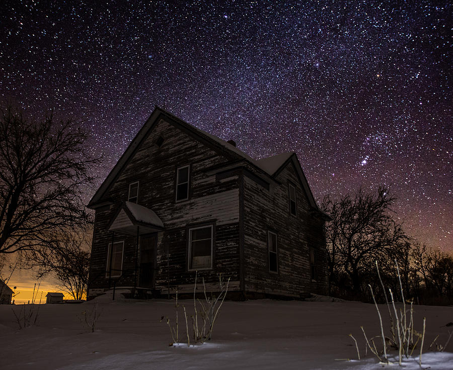 Winter Photograph - Abandoned in the cold by Aaron J Groen