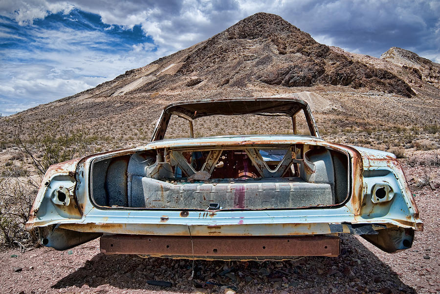 Vintage Photograph - Abandoned in the Desert by Leah McDaniel