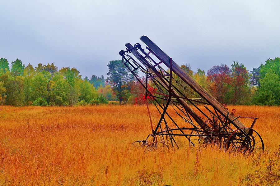 Farm Photograph - Abandoned in The Maple Ridge Fields by Daniel Thompson