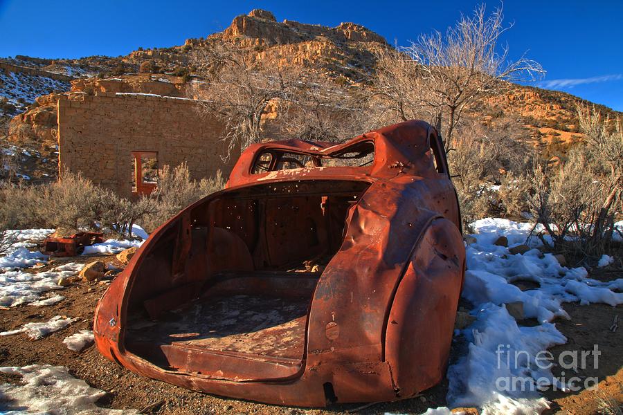 Sego Utah Photograph - Abandoned In Utah by Adam Jewell