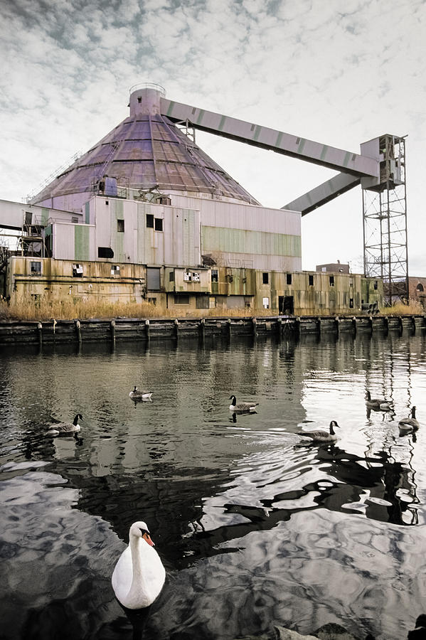 abandoned - Industrial - Swan song Photograph by Gary Heller