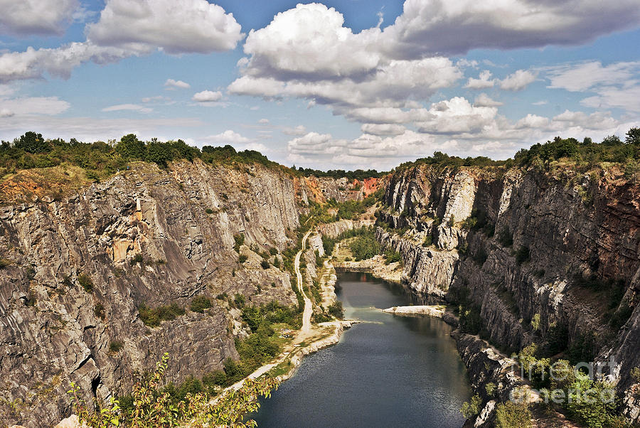 Abandoned Lime Quarry Photograph