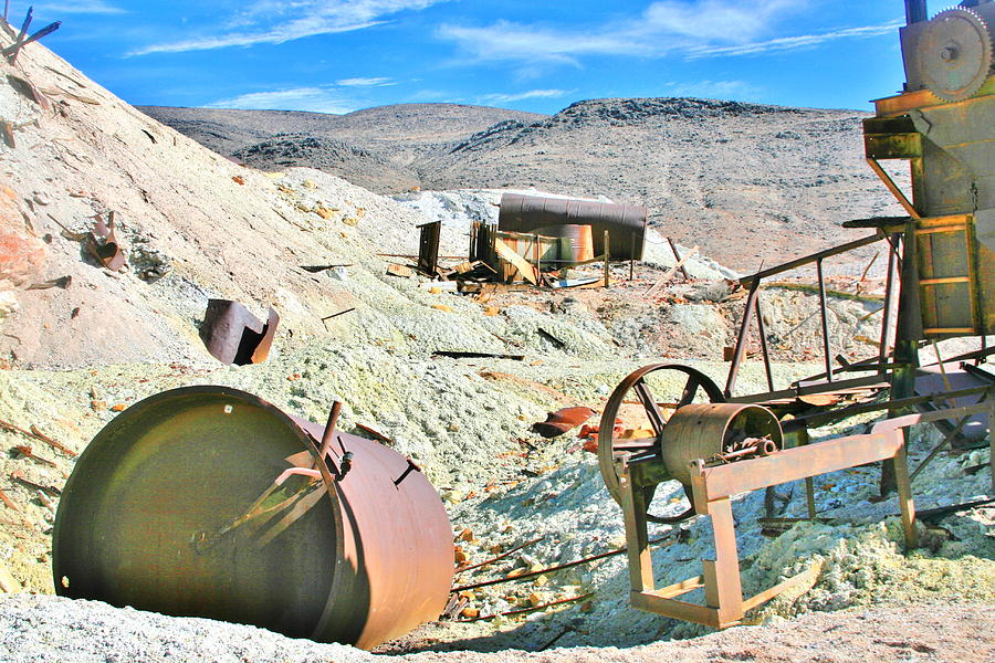Abandoned Mining Equipment Photograph by Marilyn Diaz