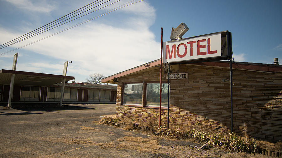 abandoned Motel vintage roadside Coleman Photograph by Trace Ready | Pixels