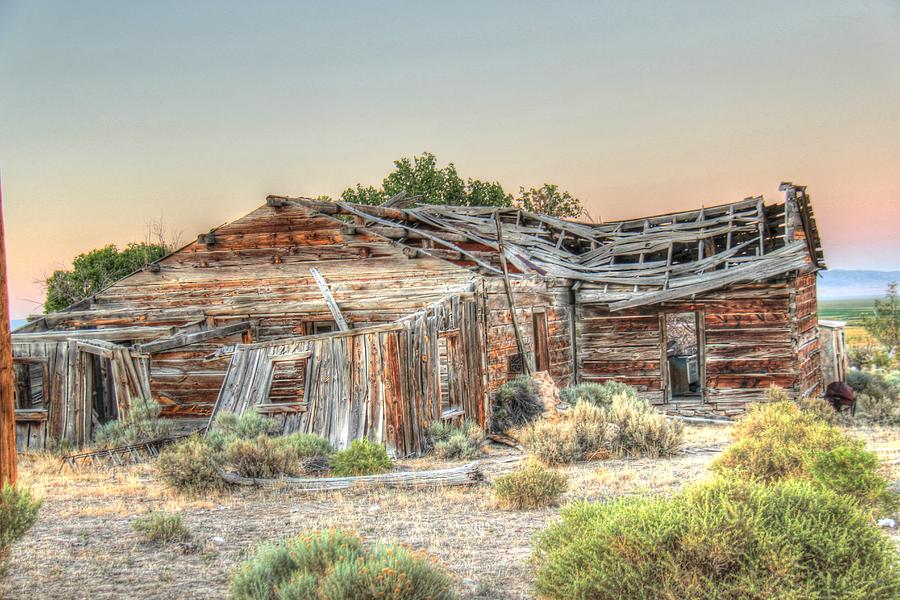 Abandoned old house in HDR Photograph by Debbie Duggar - Fine Art America