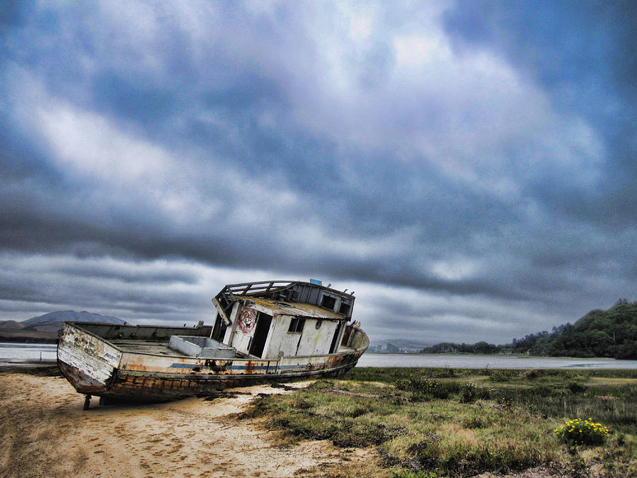 Abandoned on the Beach Photograph by Nancy Ingersoll
