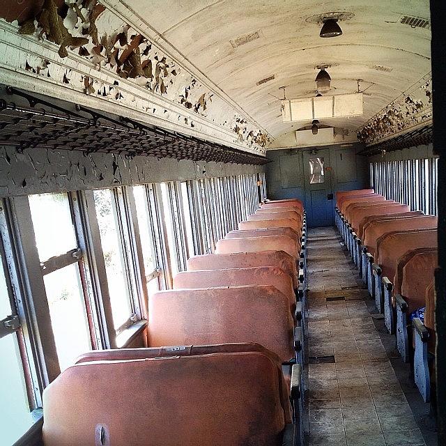 Abandoned Passenger Train Car Taken By Photograph by Kim Schumacher