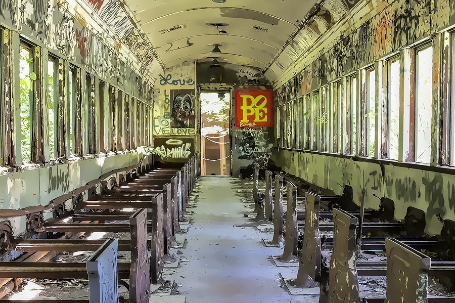 Abandoned Rail Car of Lambertville Photograph by David Letts