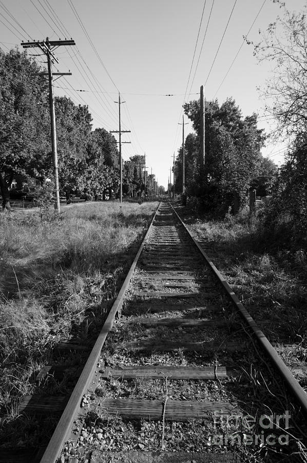 Abandoned Railway Tracks Photograph by John  Mitchell