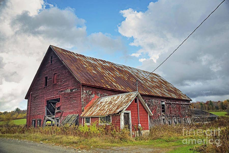 Abandoned Red Barn Photograph by Alana Ranney