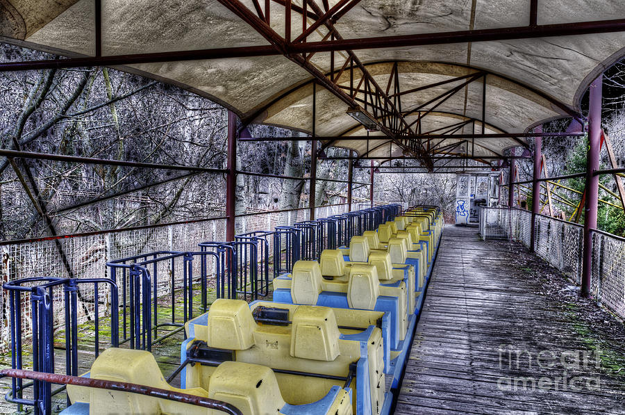 Abandoned Roller Coaster Berlin Photograph by Colin Woods
