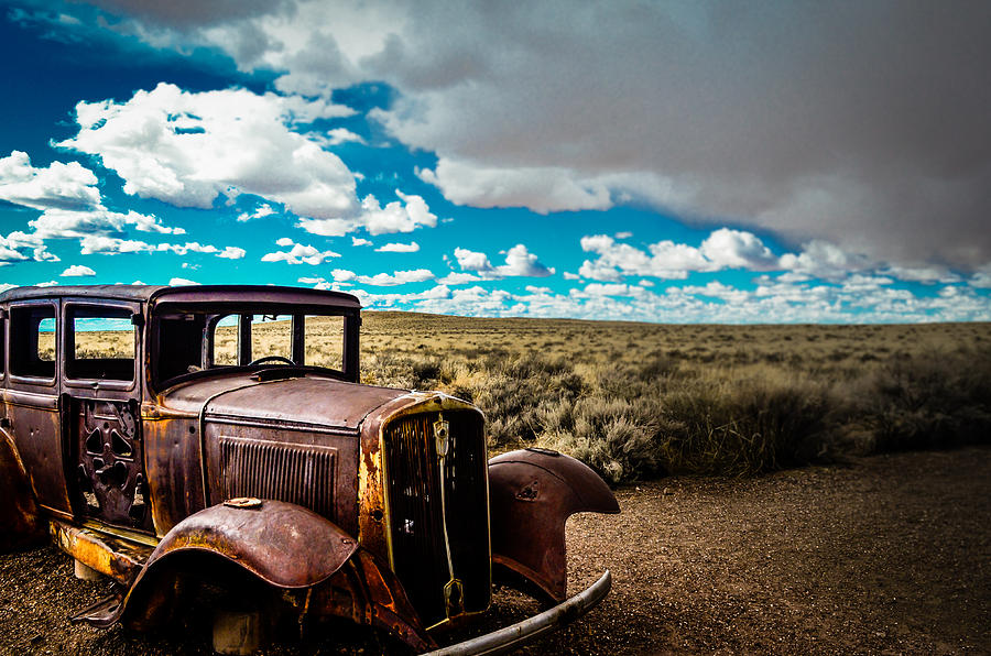 Abandoned Route 66 Photograph by Alan Marlowe
