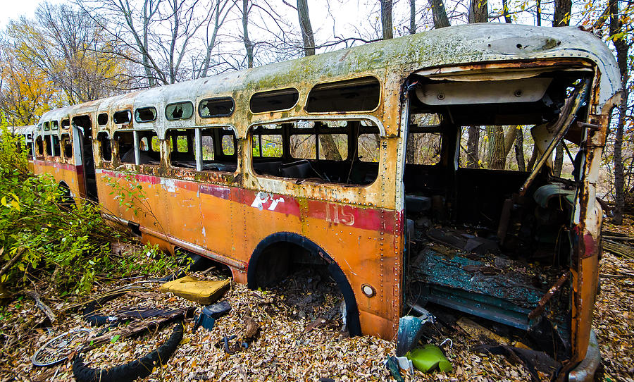 Abandoned Rta Bus Line Photograph by Matt Shiffler