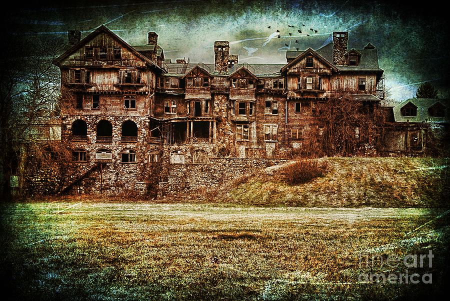 Abandoned Ruin of a College New York USA Photograph by Sabine Jacobs