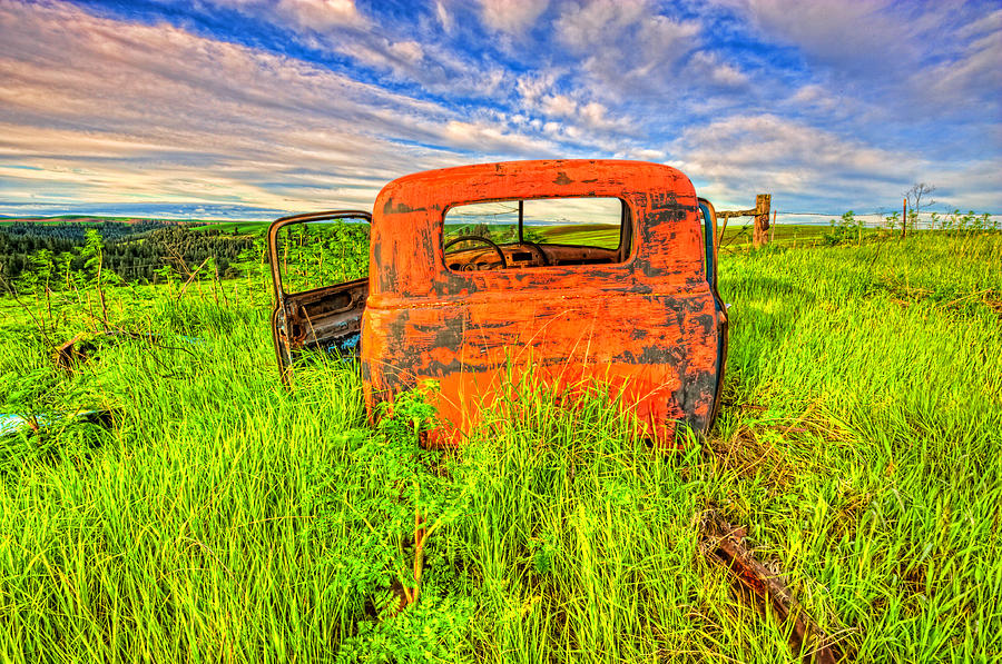 Abandoned rusting truck Photograph by David Kay