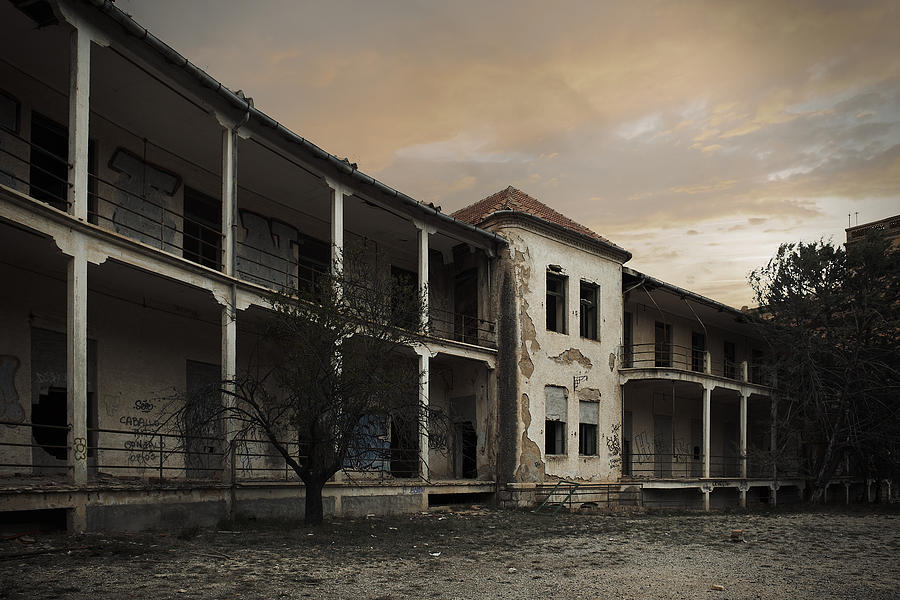 Abandoned sanitarium Photograph by Merche Portu