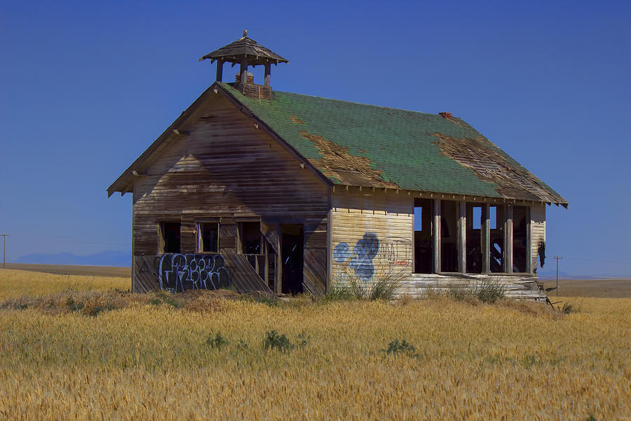 Abandoned Schoolhouse Photograph by Cathy Anderson