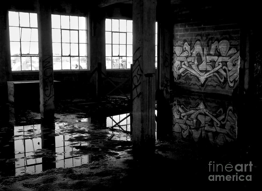 Abandoned Space II - BW Photograph by James Aiken