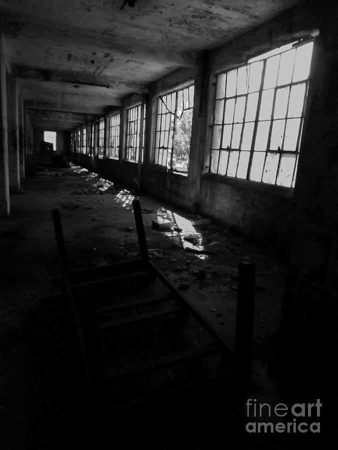 Abandoned Space III - BW Photograph by James Aiken