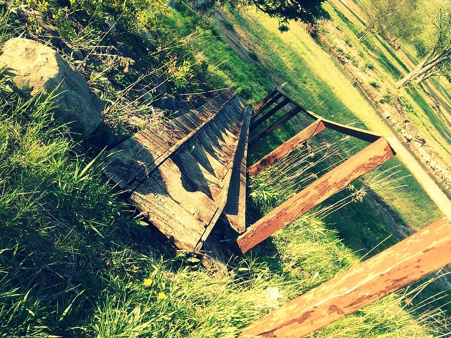 Golf Photograph - Abandoned Stairway by Dawdy Imagery