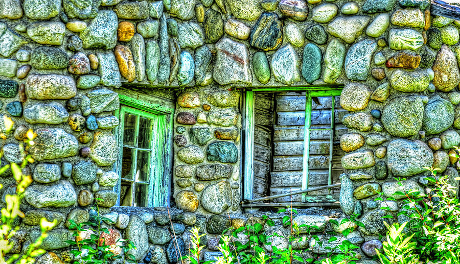 Abandoned stone house Photograph by Jim Boardman
