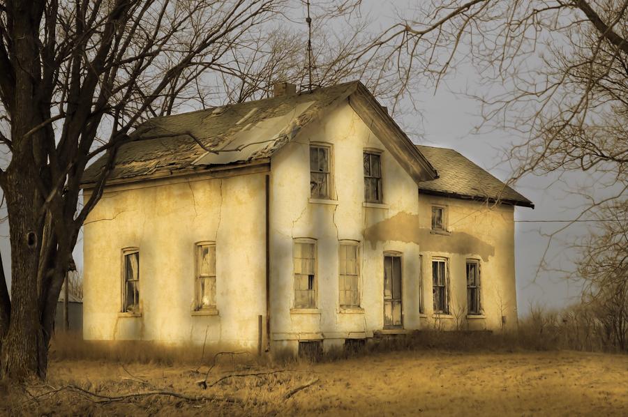 Abandoned Stucco Photograph by Bonfire Photography