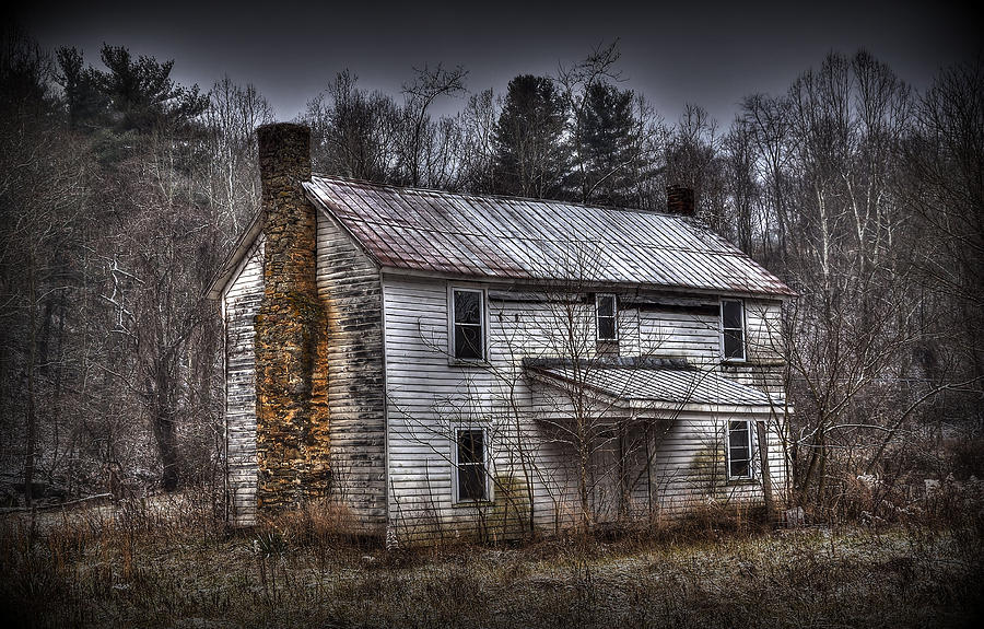Winter Photograph - Abandoned by Todd Hostetter