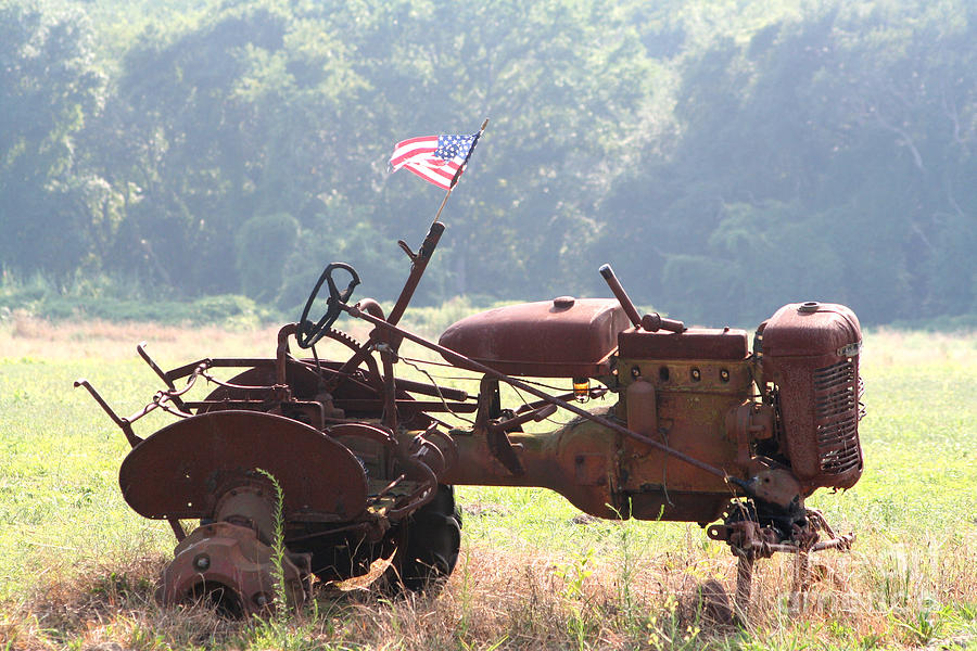 Abandoned Tractor Photograph by Susan Stevenson