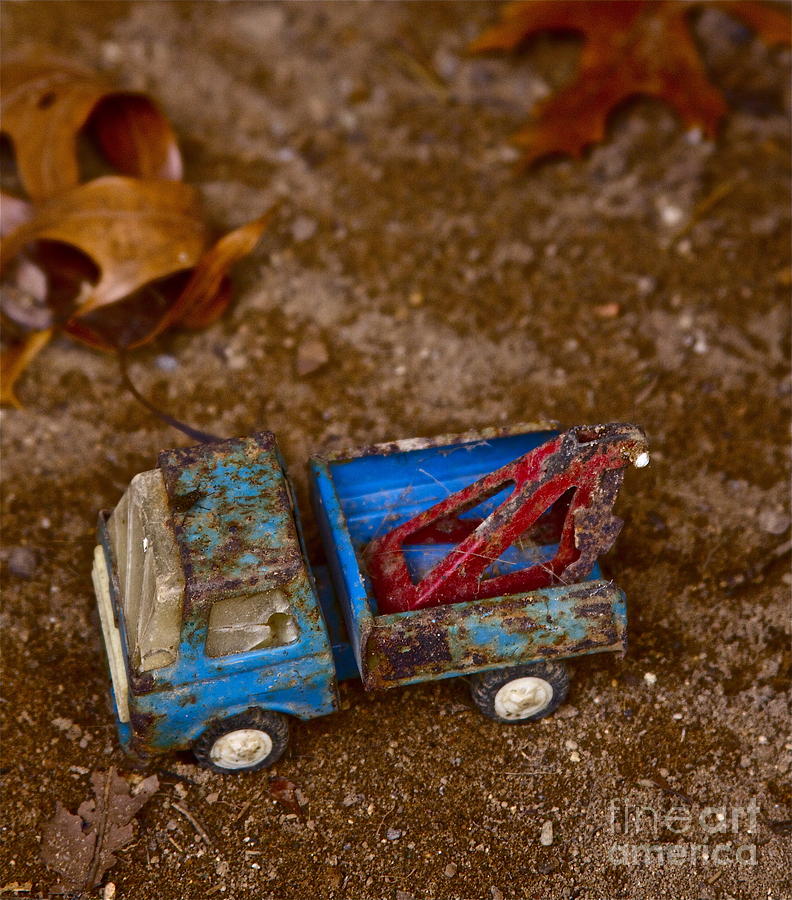 Toy Photograph - Abandoned truck by Xn Tyler