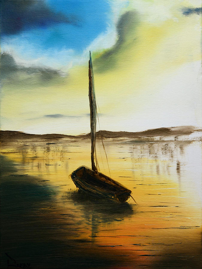 Abandoned Waters Painting by Rafay Zafer