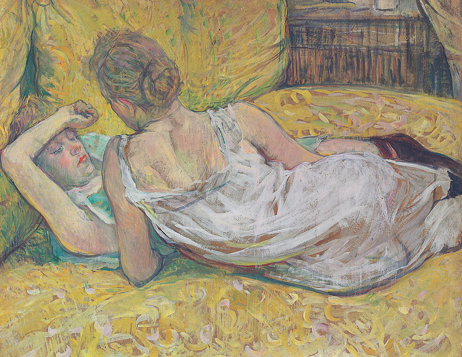 Bed Painting - Abandonment by Henri de Toulouse-Lautrec