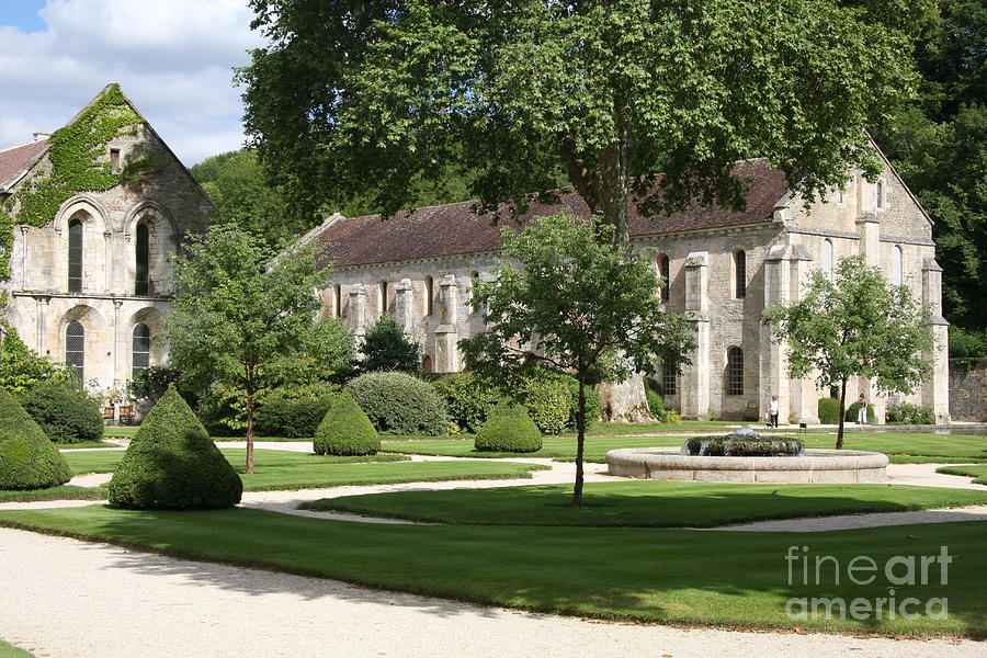Abbey Fontenay Burgundy Photograph by Christiane Schulze Art And Photography
