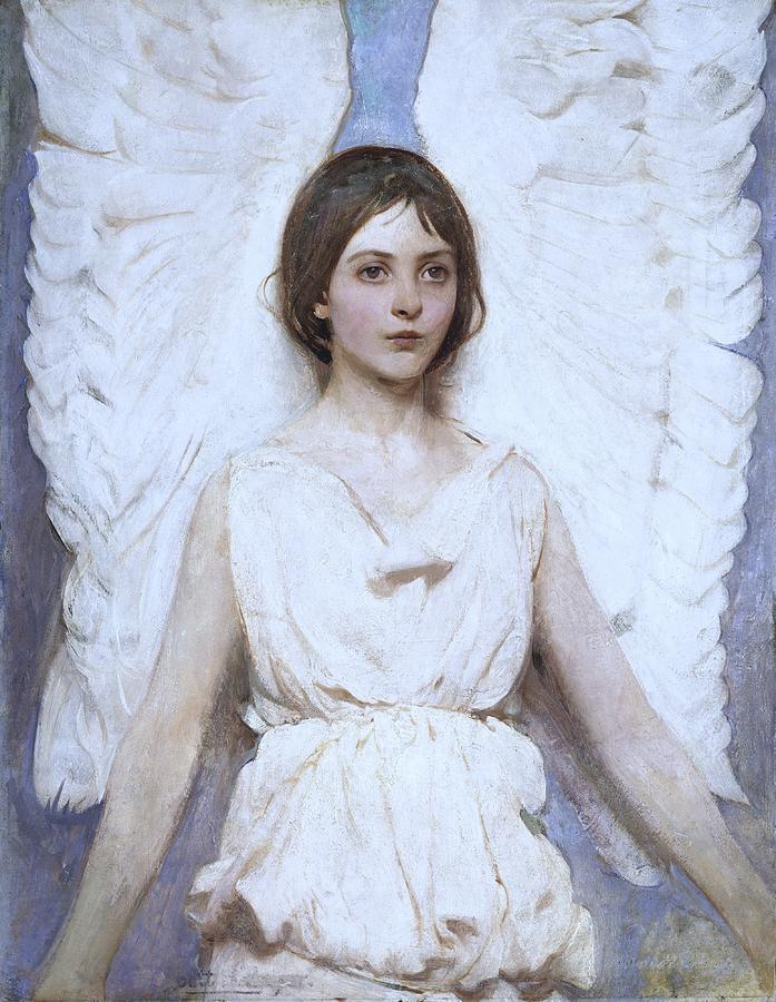 Abbott Handerson Thayer Angel 1886 Painting by Movie Poster Prints