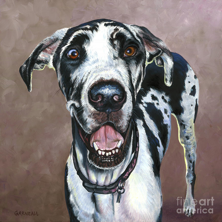 Dog Painting - Abby by Catherine Garneau