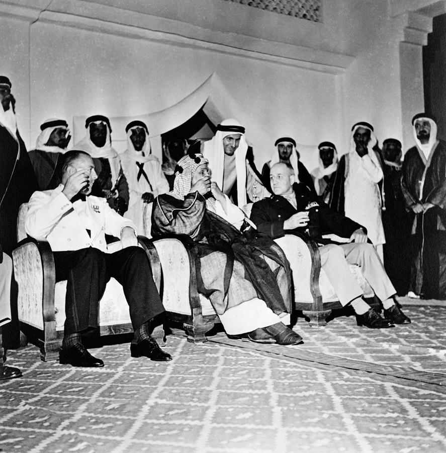 Abdul-aziz Ibn-saud (1880-1953) Photograph by Granger