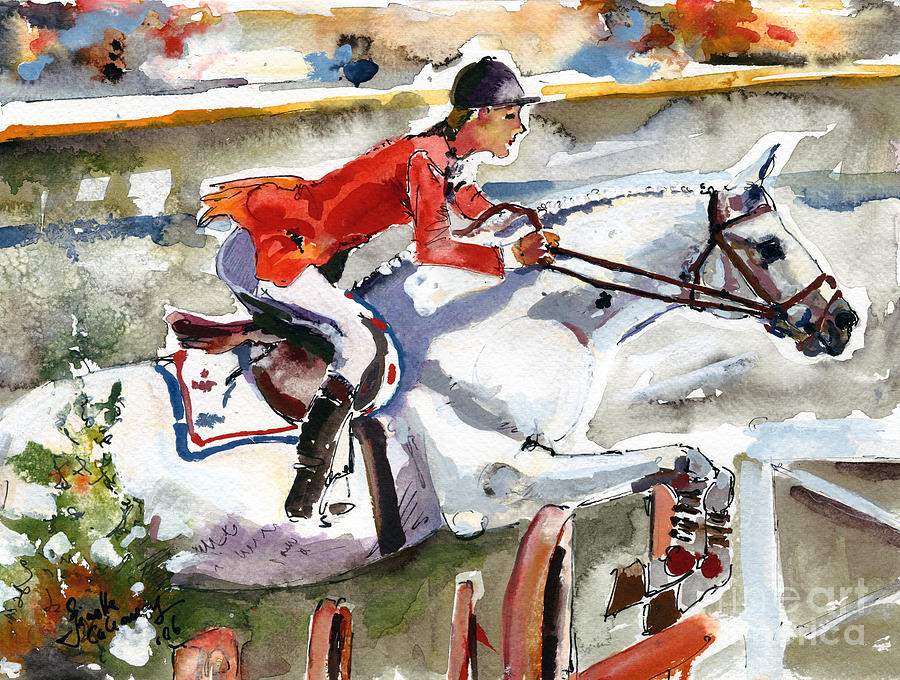 Abdullah von Donauwind 1984 Painting by Ginette Callaway