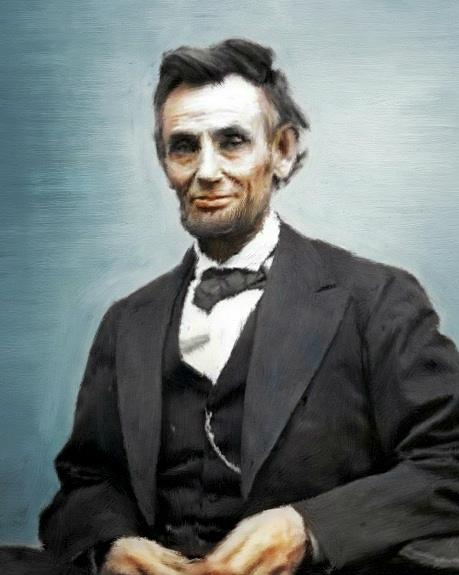Abe Lincoln Painting by Bruce Nutting