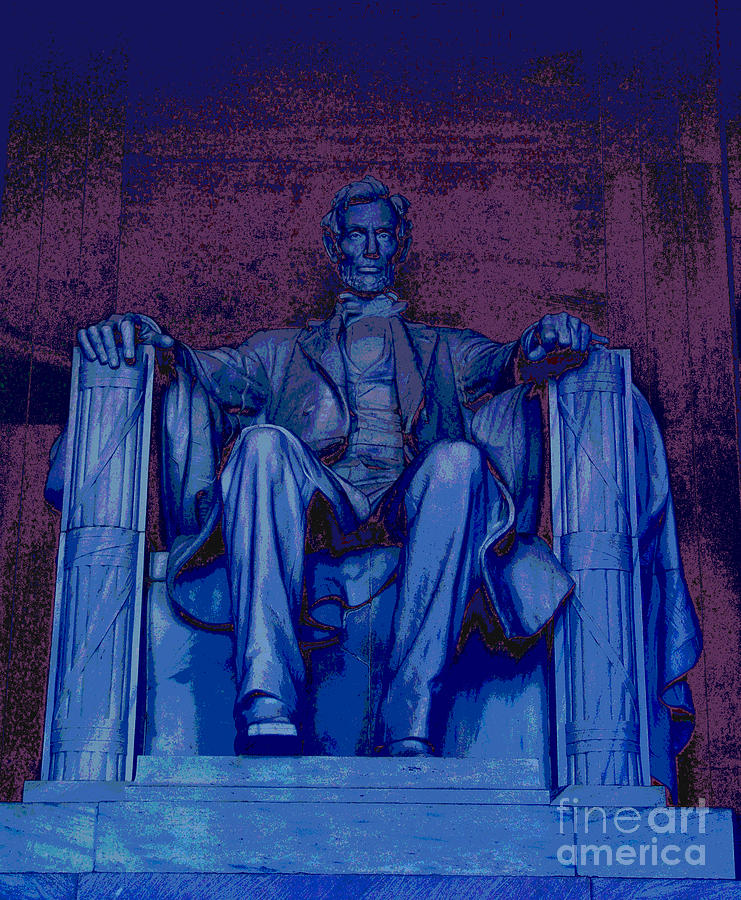 Abe Lincoln Has The Blues Photograph by Alys Caviness-Gober