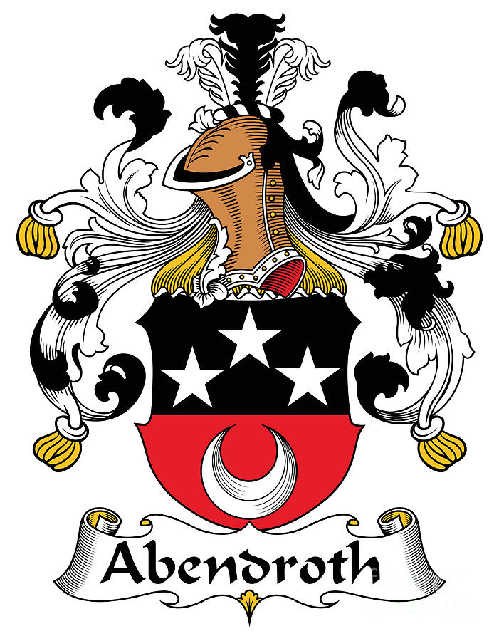 Abendroth Coat of Arms German Digital Art by Heraldry