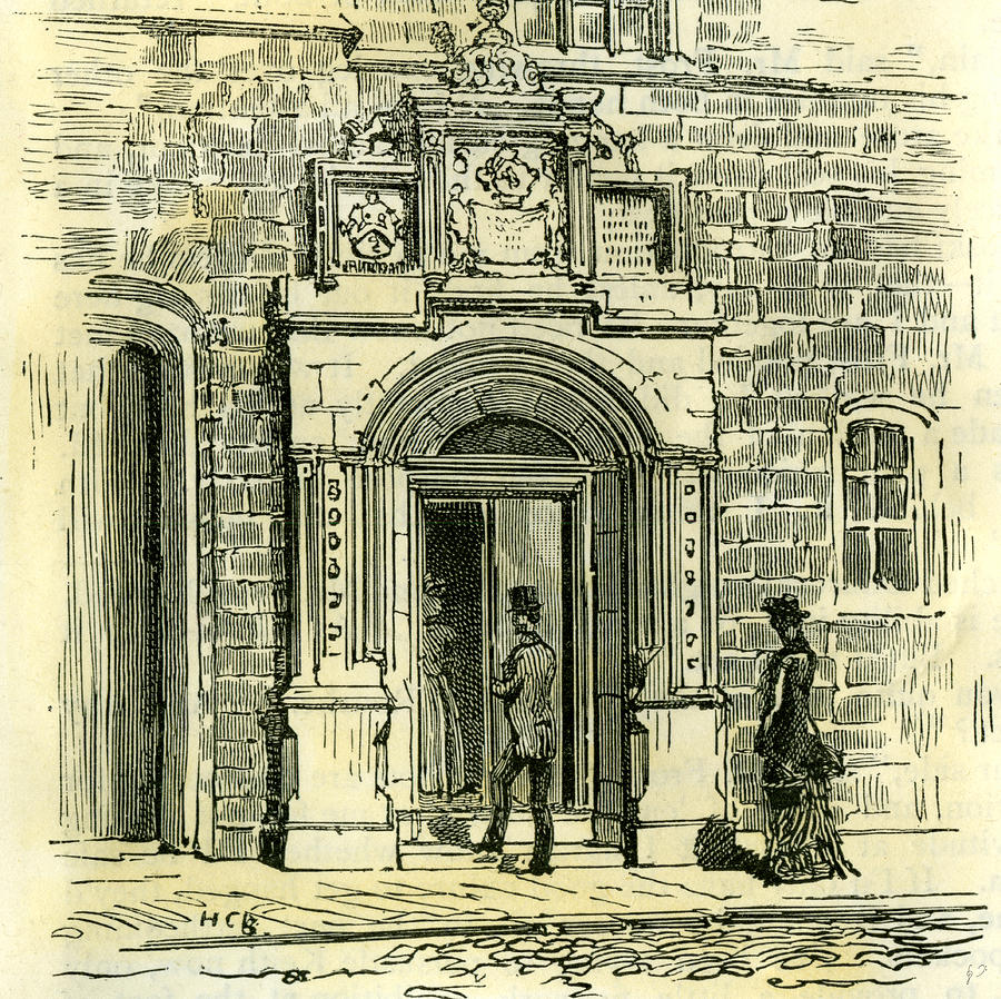 Aberdeen Old Gateway Of Trinity Friars 1885 Uk Drawing by English School - Fine  Art America