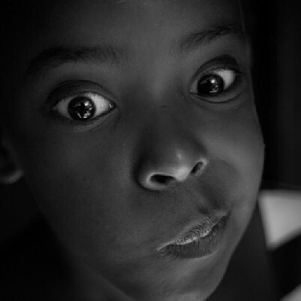 Portrait Photograph - Abigail Funny Face. #africa #kenya by Grant Swanepoel