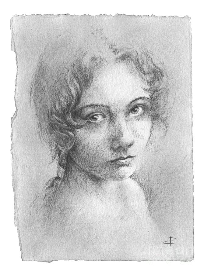 Abigail Drawing by Paul Davenport