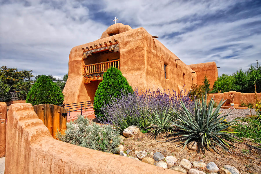 Abiquiu Mission Church Photograph by Ghostwinds Photography