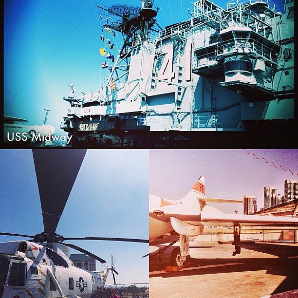 Stoopid Photograph - Aboard The Uss Midway Today With The by Slightly Stoopid
