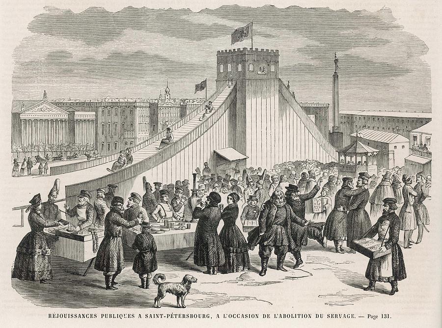 Abolition Of Serfdom Rejoicings Drawing by Mary Evans Picture Library ...