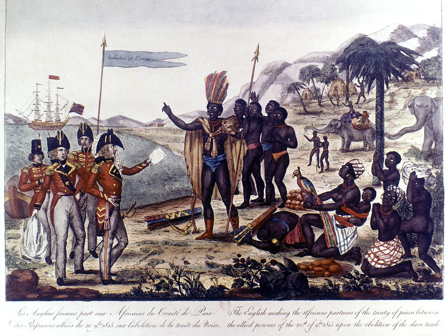 Abolition Of Slavery, 1815 Painting by Granger