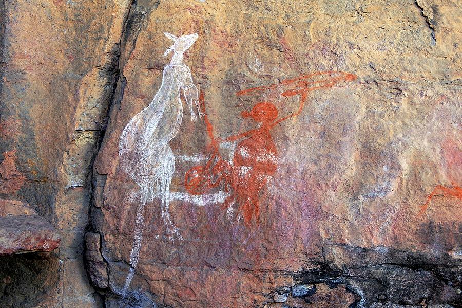 Kakadu National Park Photograph - Aboriginal Rock Paintings by Bildagentur-online/mcphoto-schulz