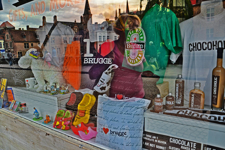 Colin Farrell Photograph - about LOVE. I love Brugge. Reflection. by Andy i Za