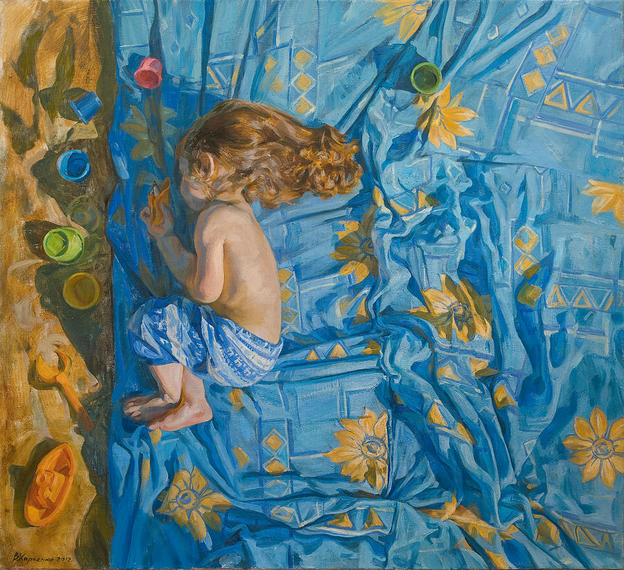 Summer Painting - About the summer by Victoria Kharchenko